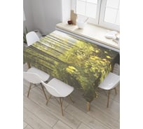 Прямоугольная скатерть JoyArty Предрассветные лучи из сатена tc_32979_120x145