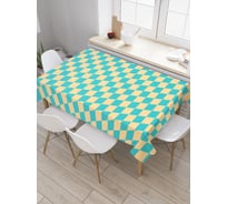 Прямоугольная скатерть JoyArty Клетка в плоскости из сатена tc_28918_120x145