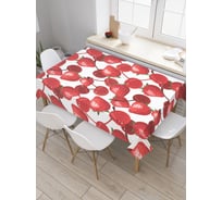 Прямоугольная скатерть JoyArty Сочные ягоды из сатена tc_29457_120x145