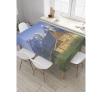 Прямоугольная скатерть JoyArty Горный загон из сатена tc_9985_120x145