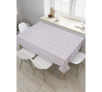 Прямоугольная скатерть JoyArty Зигзагообразные волны из сатена tc_34106_120x145