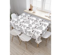 Прямоугольная скатерть JoyArty Стена устрашения из сатена tc_19905_120x145