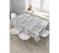 Прямоугольная скатерть JoyArty Графическая панорама из сатена tc_32965_120x145