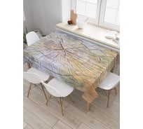 Прямоугольная скатерть JoyArty Срез дерева из сатена tc_20369_120x145