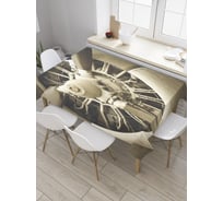 Прямоугольная скатерть JoyArty Мощный винт из сатена tc_8845_120x145