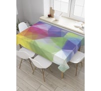 Прямоугольная скатерть JoyArty Радужные преломления из сатена tc_28161_120x145