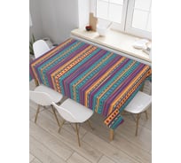 Прямоугольная скатерть JoyArty Полосы свободы из сатена tc_26701_120x145