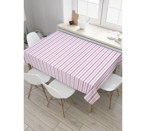 Прямоугольная скатерть JoyArty Полосы горизонтальные из сатена tc_28300_120x145 1