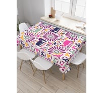 Прямоугольная скатерть JoyArty Индийская история из сатена tc_2869_120x145
