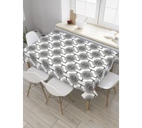 Прямоугольная скатерть JoyArty Психоделический лабиринт из сатена tc_28579_120x145