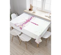 Прямоугольная скатерть JoyArty Призрачная стрекоза из сатена tc_18335_120x145