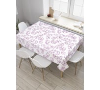 Прямоугольная скатерть JoyArty Полотно ромашек из сатена tc_32196_120x145
