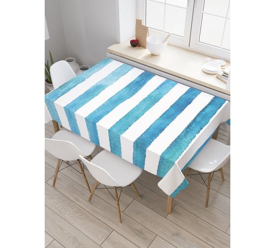 Прямоугольная скатерть JoyArty Полосы гранж из сатена tc_31574_120x145 1