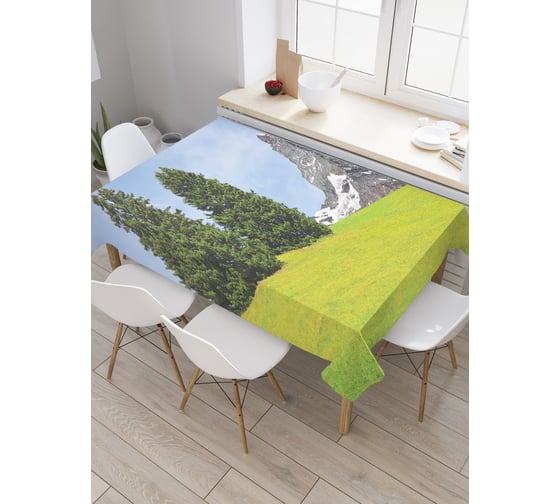 Прямоугольная скатерть JoyArty Природные странности из сатена tc_21263_120x145 1