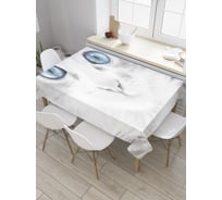 Прямоугольная скатерть JoyArty Пронзительный кошачий взгляд из сатена tc_32152_120x145