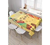 Прямоугольная скатерть JoyArty Под солнцем Африки из сатена tc_3486_120x145