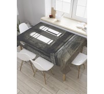 Прямоугольная скатерть JoyArty Пустое помещение из сатена tc_36291_120x145