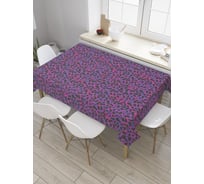 Прямоугольная скатерть JoyArty Полосы зебры, пятна ягуара из сатена tc_32742_120x145