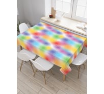 Прямоугольная скатерть JoyArty Размытые краски из сатена tc_37369_120x145