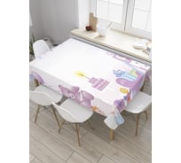 Прямоугольная скатерть JoyArty Подарки ждут из сатена tc_34411_120x145