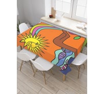 Прямоугольная скатерть JoyArty Ручная природа из сатена tc_29812_120x145