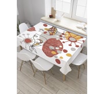 Прямоугольная скатерть JoyArty Влюбленные птички из сатена tc_28137_120x145