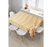 Прямоугольная скатерть JoyArty Композиция на песке из сатена tc_2792_120x145