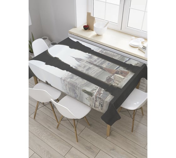 Прямоугольная скатерть JoyArty Город в арках из сатена tc_34867_120x145 1