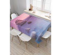 Прямоугольная скатерть JoyArty Всплывший булыжник из сатена tc_18432_120x145