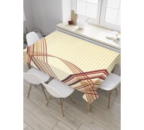 Прямоугольная скатерть JoyArty Воздушная спираль из сатена tc_31028_120x145