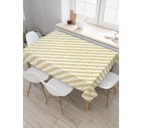 Прямоугольная скатерть JoyArty Диагональное смещение из сатена tc_31724_120x145