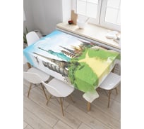 Прямоугольная скатерть JoyArty Скопление чудес из сатена tc_5013_120x145
