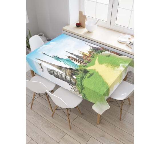 Прямоугольная скатерть JoyArty Скопление чудес из сатена tc_5013_120x145 1