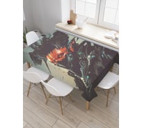 Прямоугольная скатерть JoyArty Современный демон из сатена tc_23025_120x145