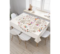 Прямоугольная скатерть JoyArty Игрушечный шар из сатена tc_21449_120x145