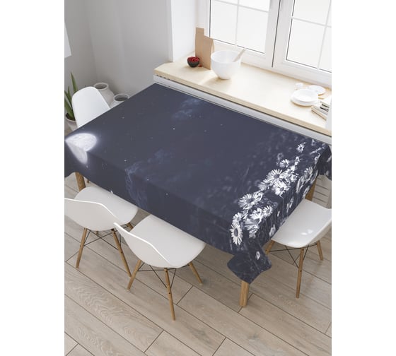 Прямоугольная скатерть JoyArty Полная луна из сатена tc_38825_120x145 1