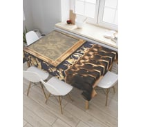 Прямоугольная скатерть JoyArty Декор замка из сатена tc_810_120x145