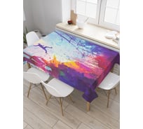 Прямоугольная скатерть JoyArty Прыжок веры из сатена tc_23041_120x145