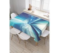 Прямоугольная скатерть JoyArty Скоростной тоннель из сатена tc_22221_120x145