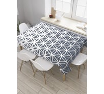 Прямоугольная скатерть JoyArty Геометрический переход из сатена tc_36537_120x145