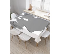 Прямоугольная скатерть JoyArty Жуткий призрак Хэллоуина из сатена tc_4803_120x145