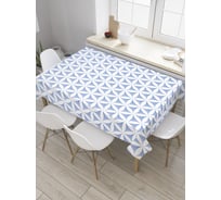 Прямоугольная скатерть JoyArty Вязаная сеть из сатена tc_28837_120x145
