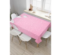 Прямоугольная скатерть JoyArty Волшебные сердца из сатена tc_55132_120x145