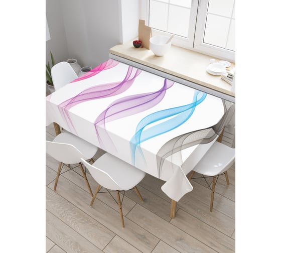 Прямоугольная скатерть JoyArty Приземление волны из сатена tc_22247_120x145 1