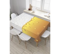 Прямоугольная скатерть JoyArty Пузырьки напитка из сатена tc_27668_120x145
