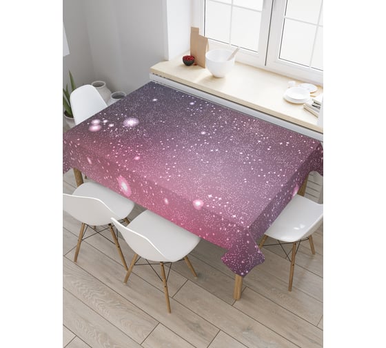 Прямоугольная скатерть JoyArty Звездные вспышки из сатена tc_3819_120x145 1
