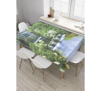 Прямоугольная скатерть JoyArty Водопад из сатена tc_31528_120x145