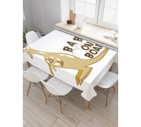 Прямоугольная скатерть JoyArty Ребенок на борту из сатена tc_4952_120x145