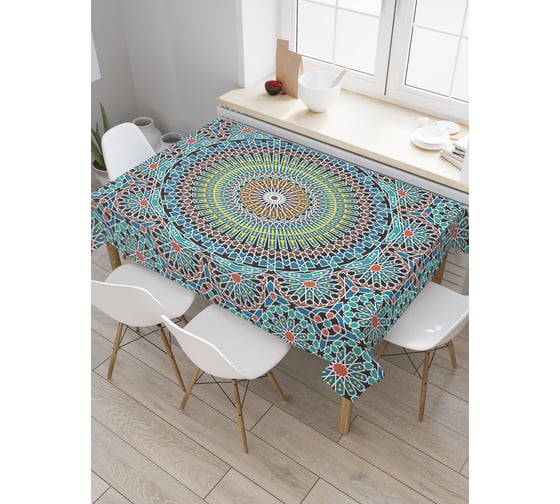 Прямоугольная скатерть JoyArty Солнечное упрямство из сатена tc_23287_120x145 1