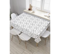 Прямоугольная скатерть JoyArty Геометрический узор из сатена tc_33004_120x145